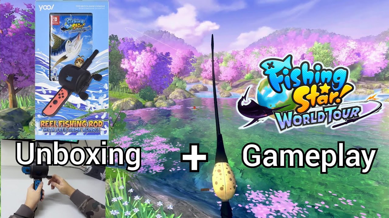 [Unboxing + Gameplay] Reel Fishing Rod Bundle with Fishing Star World Tour (Nintendo Switch)