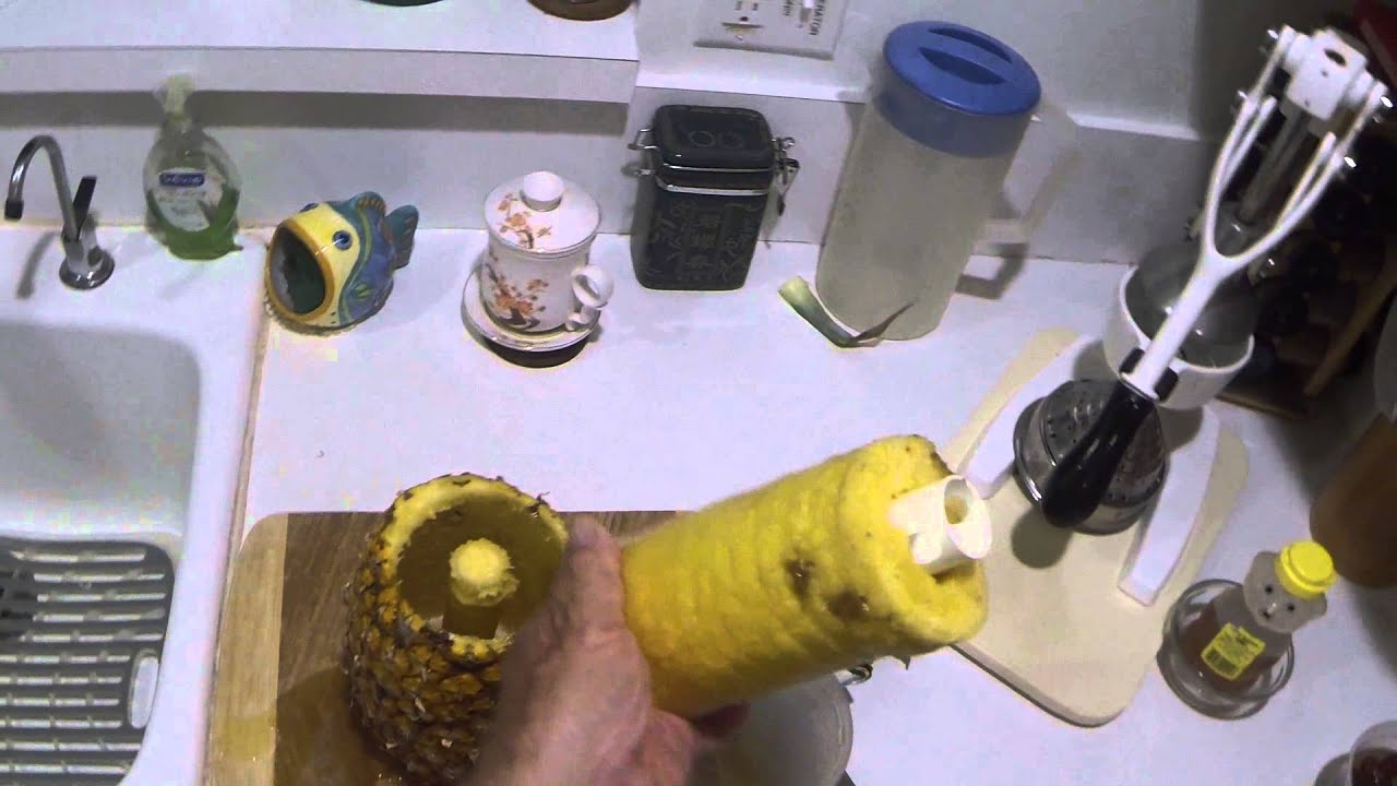 How to core (or decore) a Pineapple