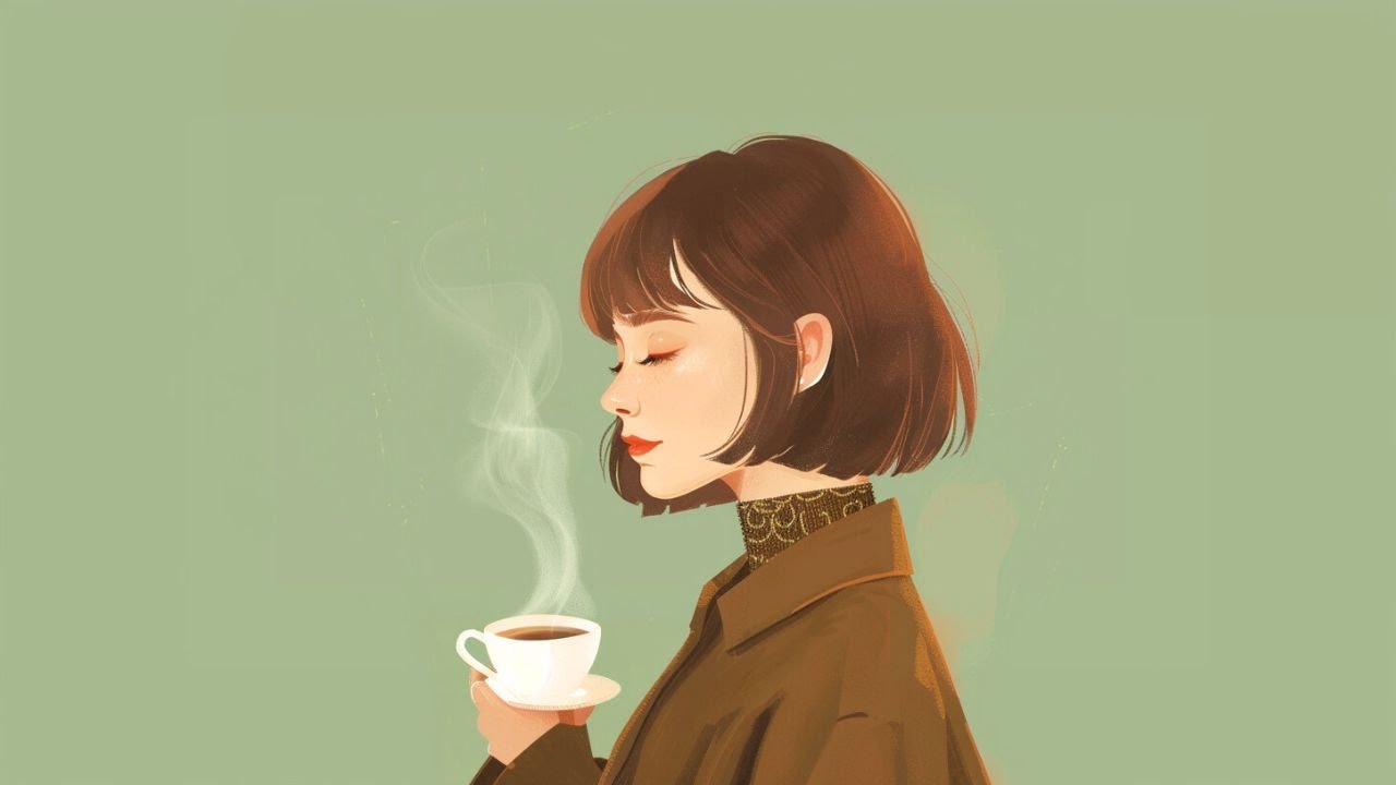 Rainy Night Jazz Cafe ☔️🌙  Soft Jazz for Late Night Coffee & Quiet Time --60min