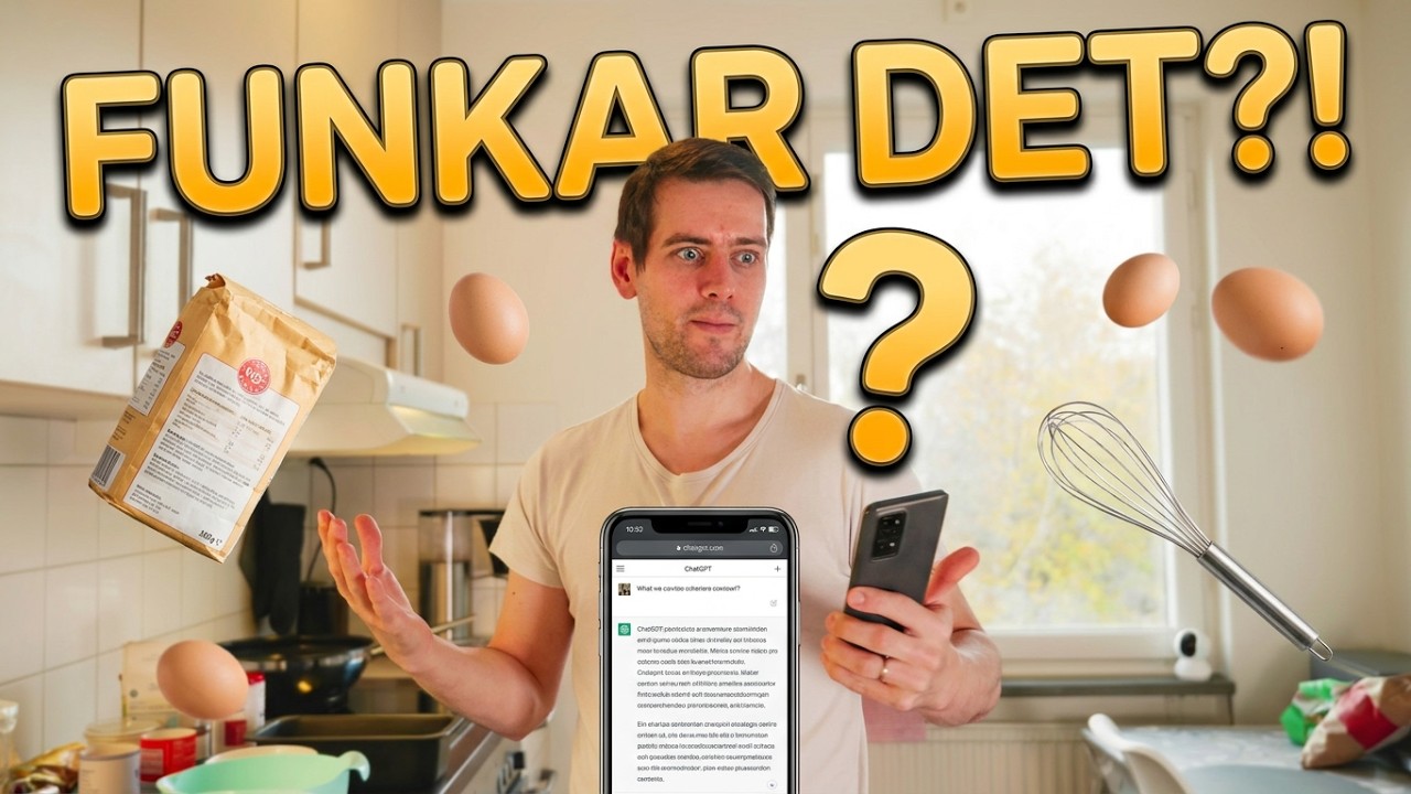 BAKAR MED AI: Jag gör Kanelbullekaka🍞  Gott eller inte ?!