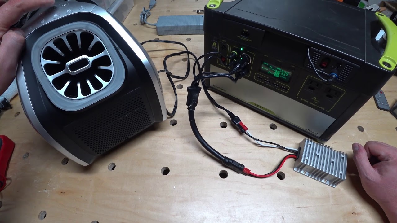 Zero Breeze Mark 2 - Powered by 12 to 24V DC boost converter - Wiring/Testing/Comparison with 120V