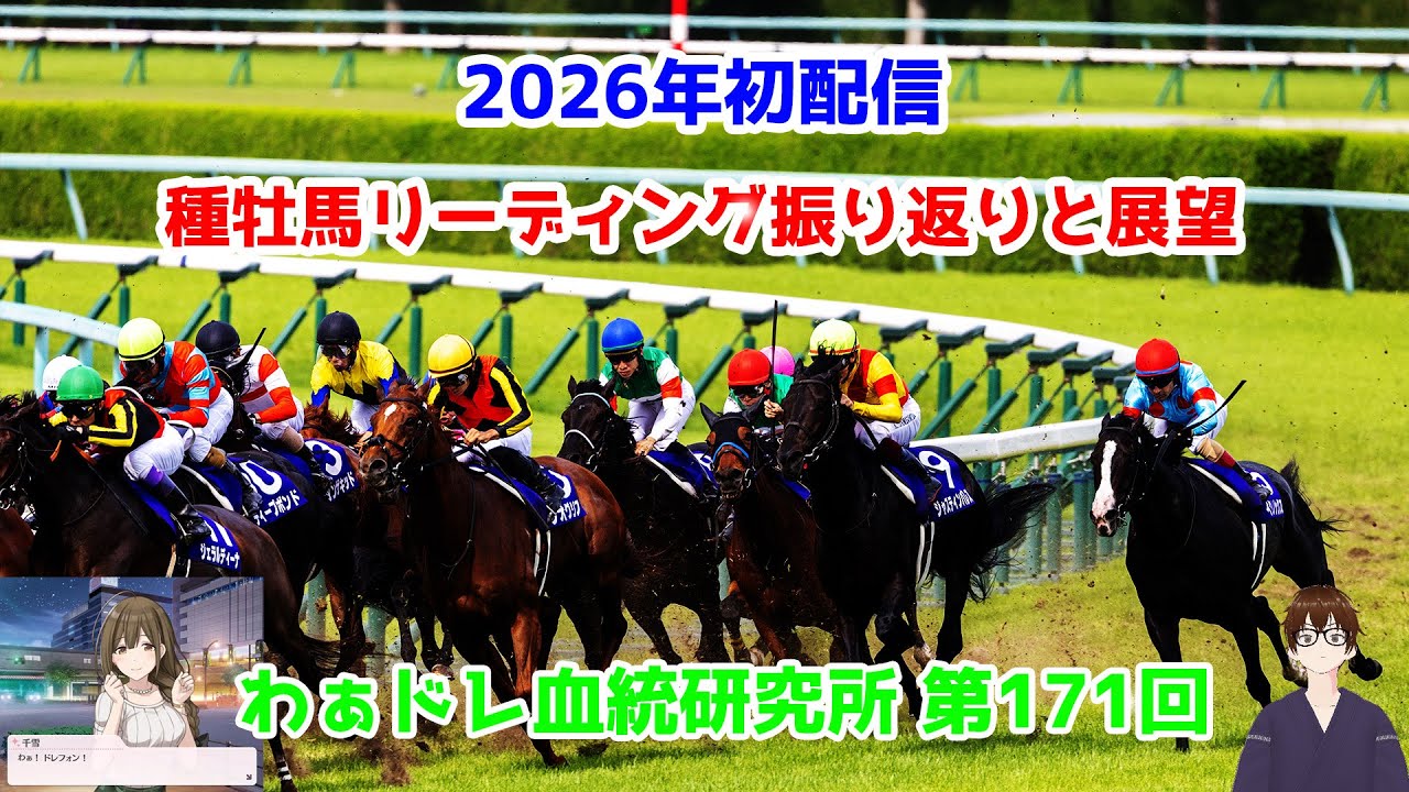 【#わぁドレ血統研究所】2025年種牡馬リーディング振り返りと2026年の展望