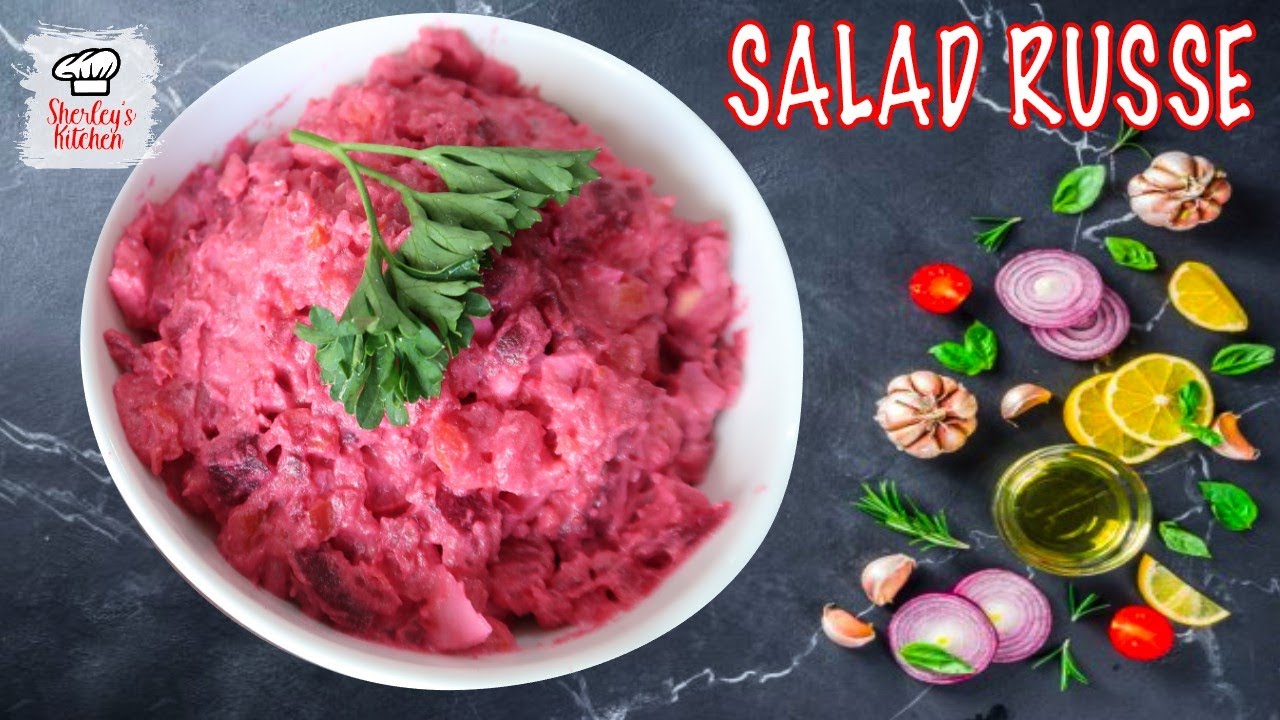 *NEW* EASIEST Salade russe | Salad Bètrav ak  Pòmdetè | Beet Salad | Haitian Potato Salad #THML