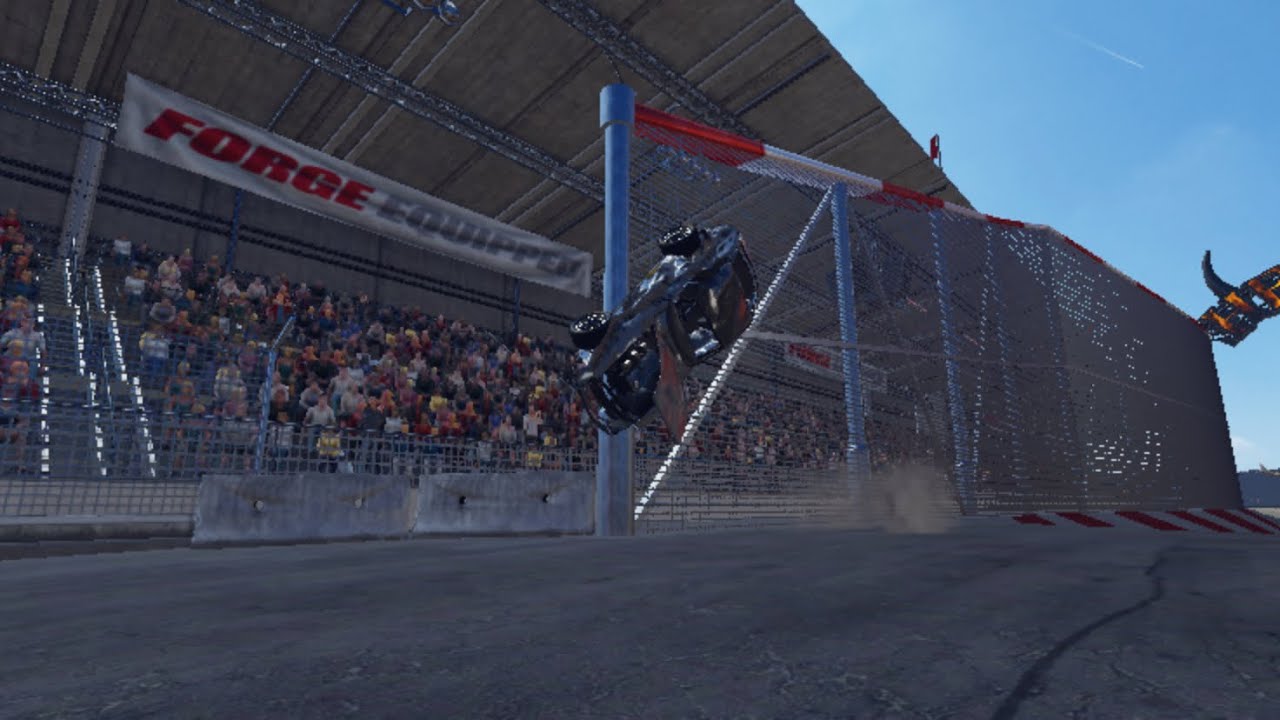 Hellride race with sunrise super in Wreckfest 