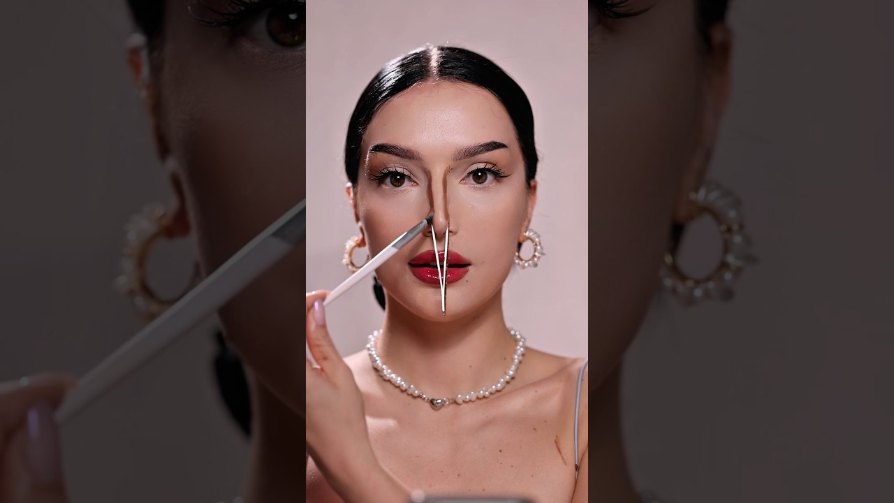 Crazy nose contour #hack 😱
