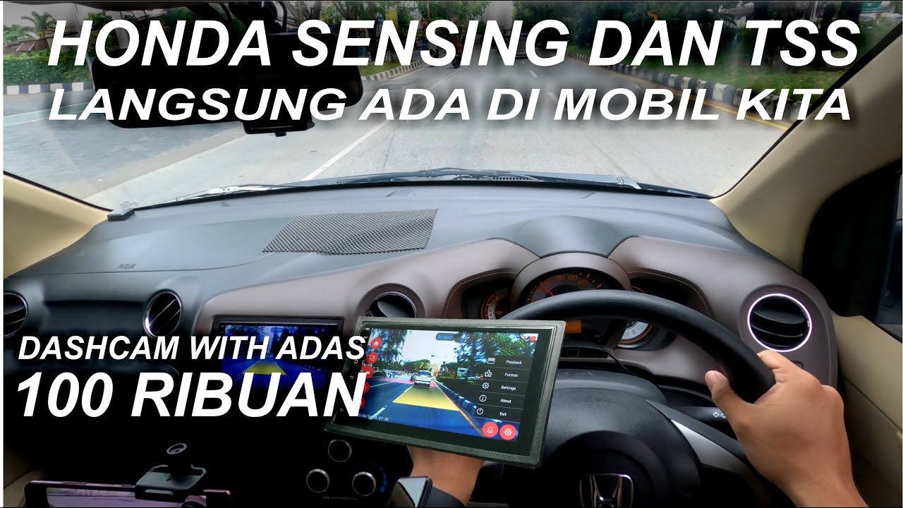 100 Ribuan! Dashcam Terintergrasi Head Unit dengan ADAS