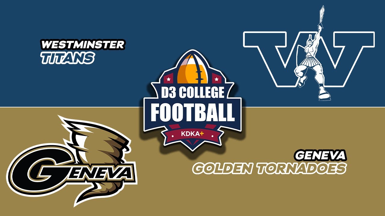 Westminster vs Geneva | D3 College Football on KDKA+