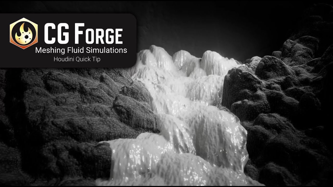 Houdini &mdash; моделирование жидкости с помощью сетки &mdash; краткий совет по CG Forge