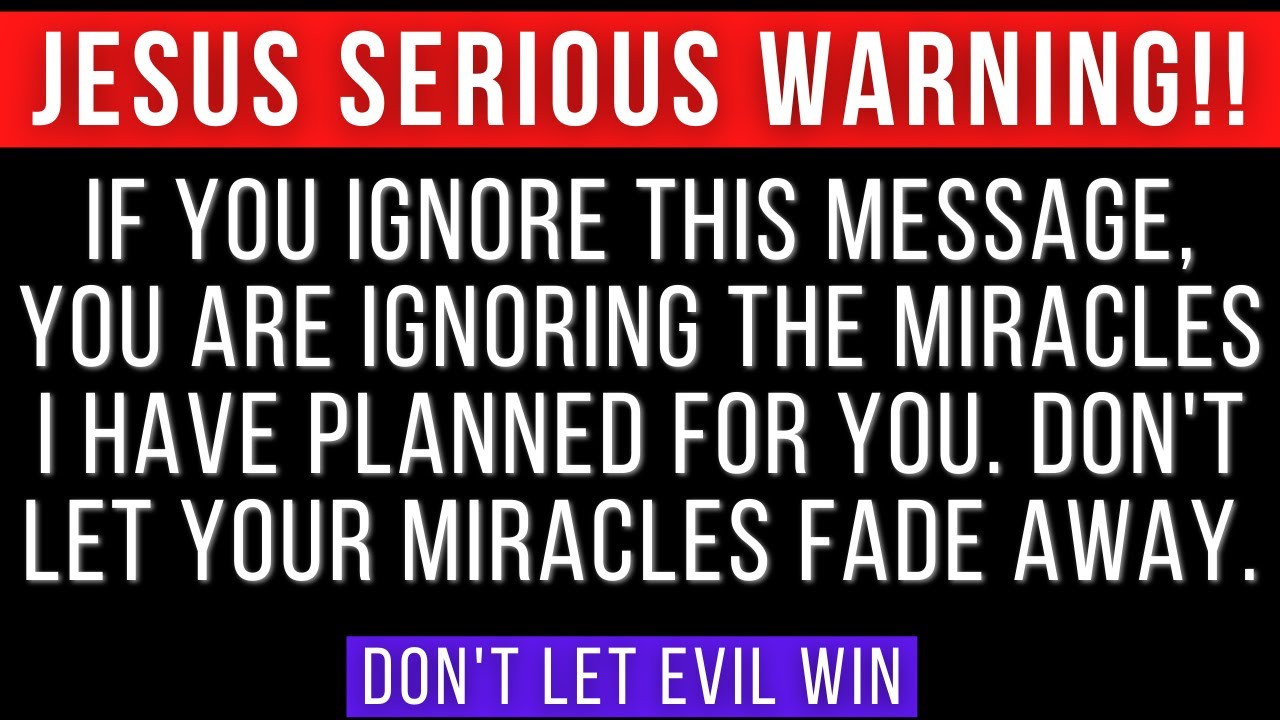 God Says: Attention To All, You Will Watch This Only If You Are My True Follower