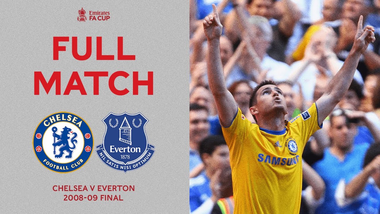 FULL MATCH | Lampard Is Chelsea's Hero At Wembley Stadium v Everton | FA Cup Final 2008-09