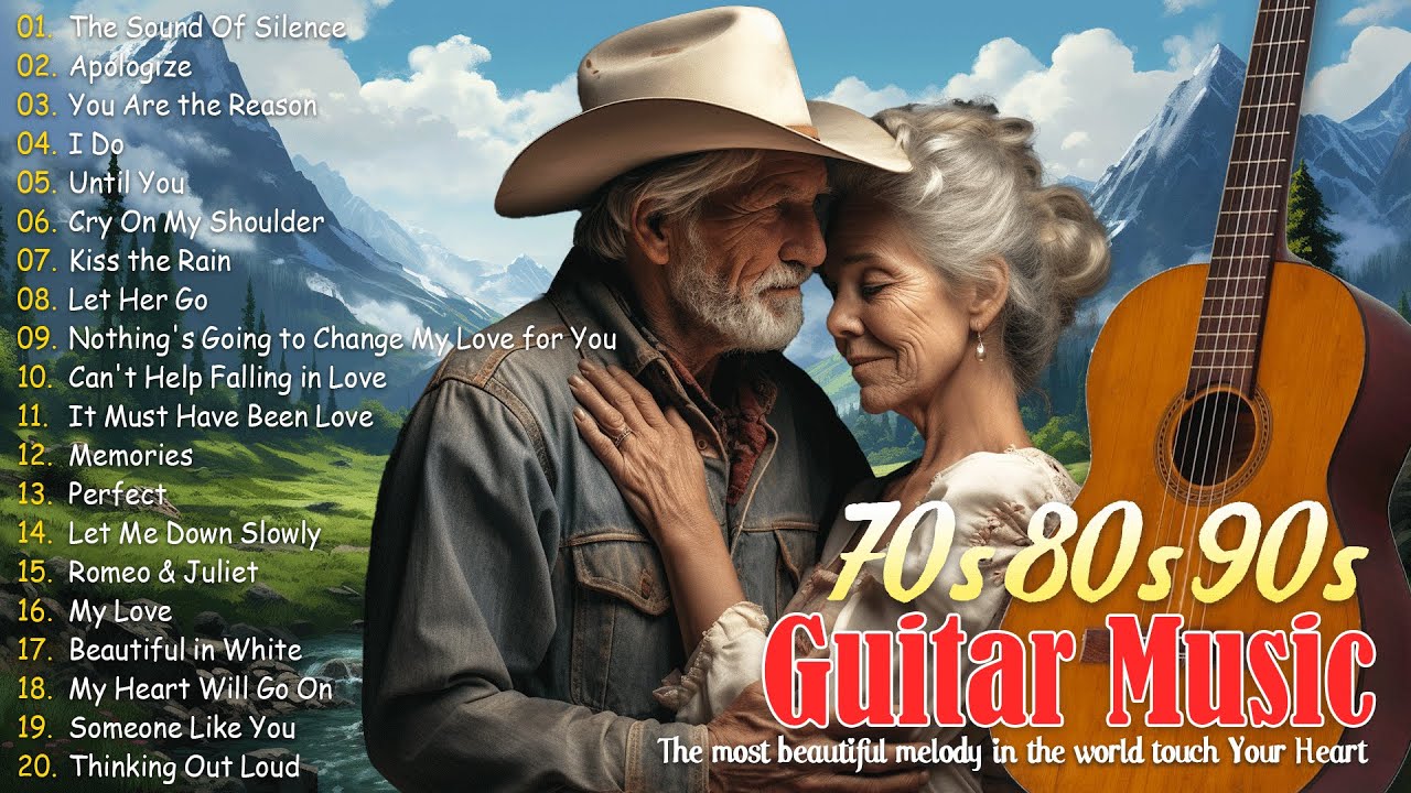 Guitar Love Songs of The 70s, 80s, 90s - Most Old Beautiful Love Songs - Best Romantic Guitar Music