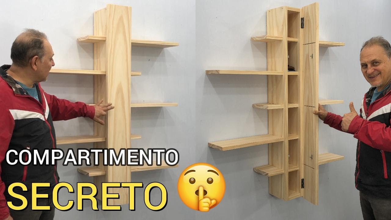 C&oacute;mo Hacer una Repisa Moderna con Compartimento Secreto | Tutorial Paso a Paso