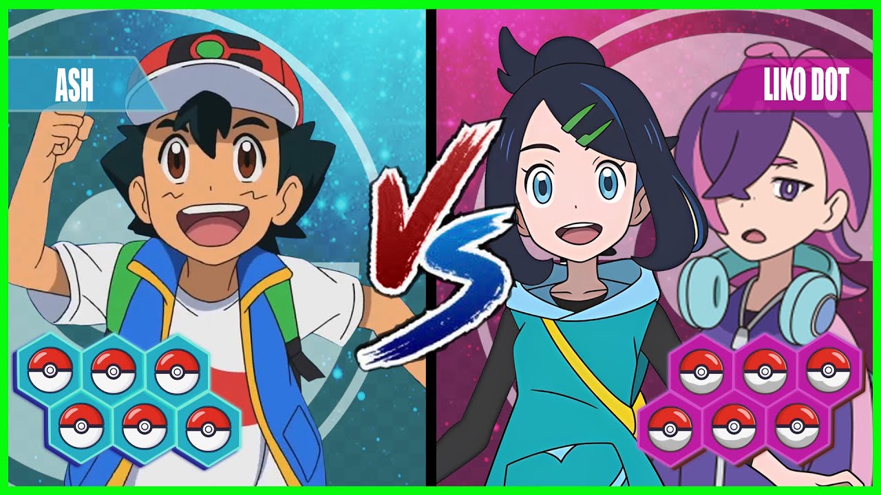 Pokémon Battle Pedia: ASH Vs. LIKO and DOT