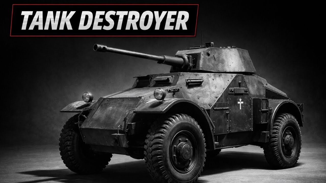 The 'Strange' British Armoured Car That Chased Down German Tanks Instead of Fleeing From Them