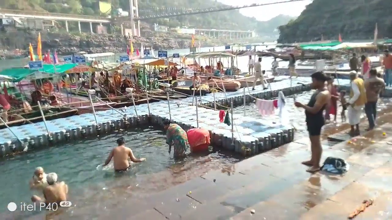 26 फ़रवरी 2026 जनक दास महाराज जी की नर्मदा परिक्रमा पूरी हो गई है गोमुख हैओंकारेश्वर
