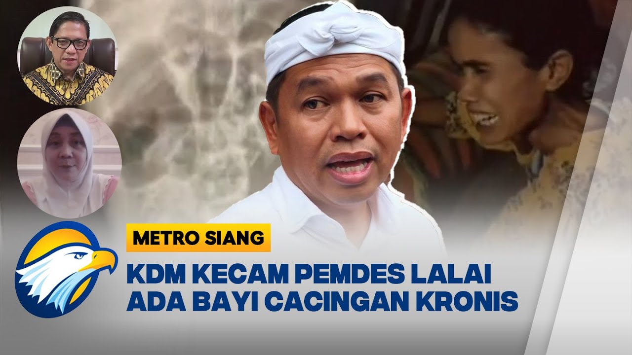 KDM MARAAHH! Ada Balita Meninggal Karena Cacingan Kronis di Sukabumi - [ Metro Siang ]