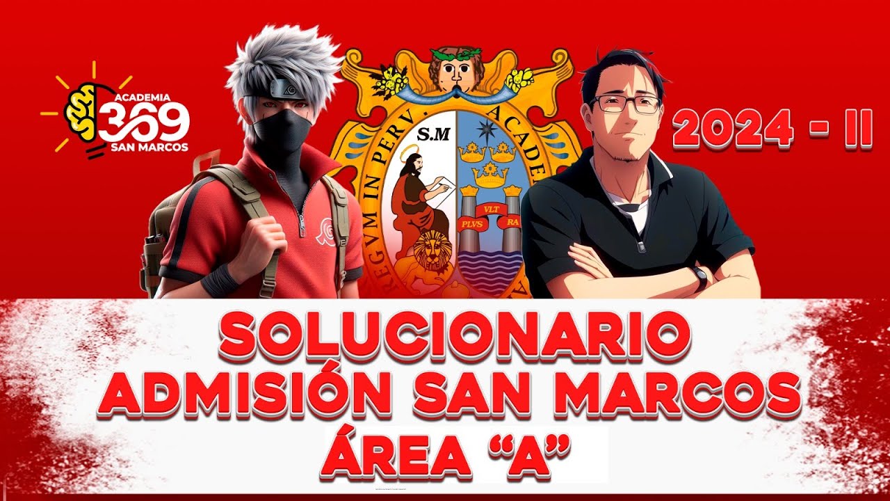 SOLUCIONARIO SM 2024 II - AREA A (RM)