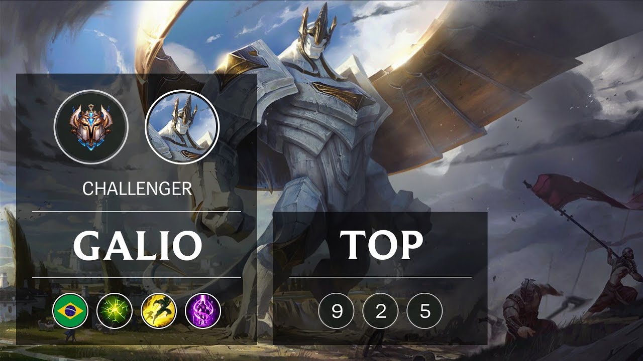 Galio Top vs Riven - BR Challenger Patch 9.1