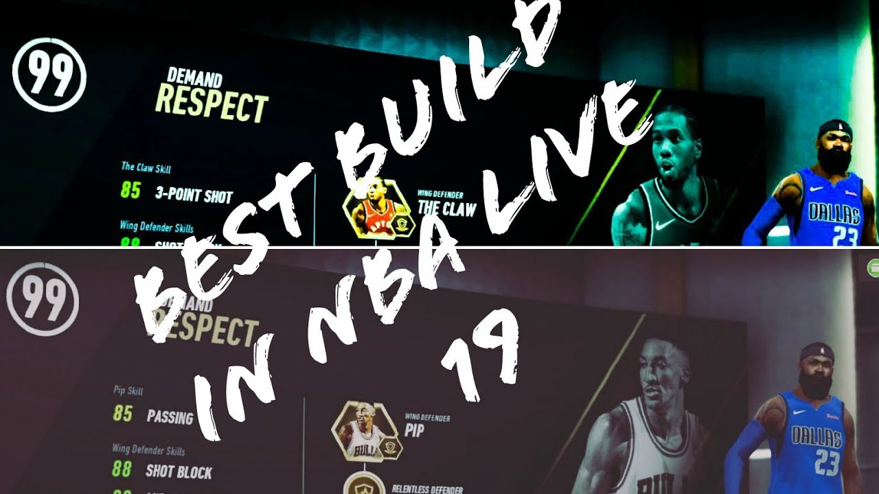NBA LIVE 19 Best Build!!!