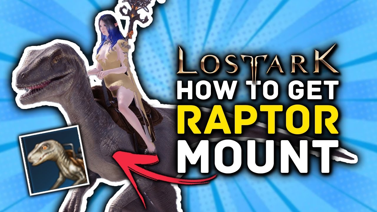 LOST ARK | How To Get AWESOME RAPTOR Dinosaur New Mount!