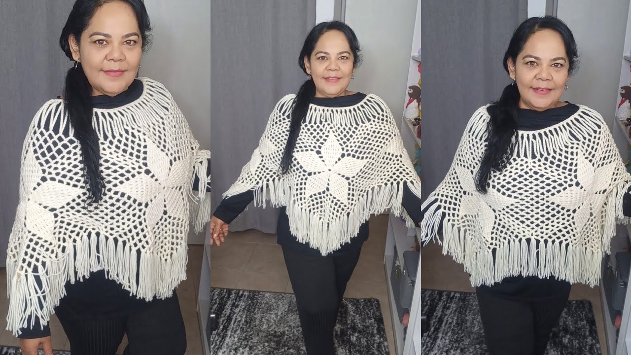Capita Estrella a crochet #normaysustejidos #crochet #blusas crochet 
