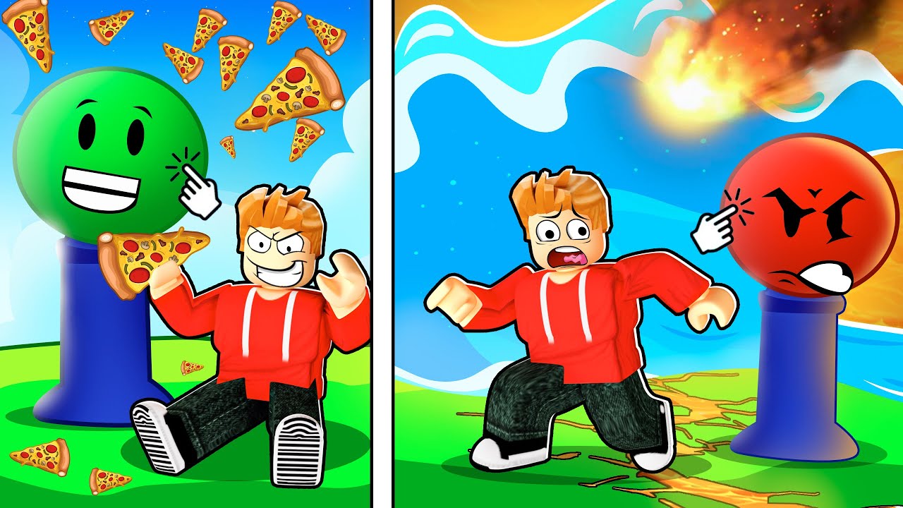 ROBLOX CHOP AND FROSTY PRESS THE BUTTON AND MAKE THE SERVER ANGRY