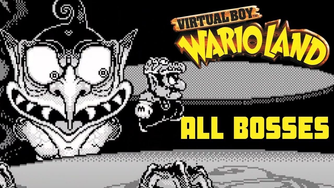 Virtual Boy Wario Land | ALL BOSSES [No Damage] + Ending // Nintendo Virtual Boy