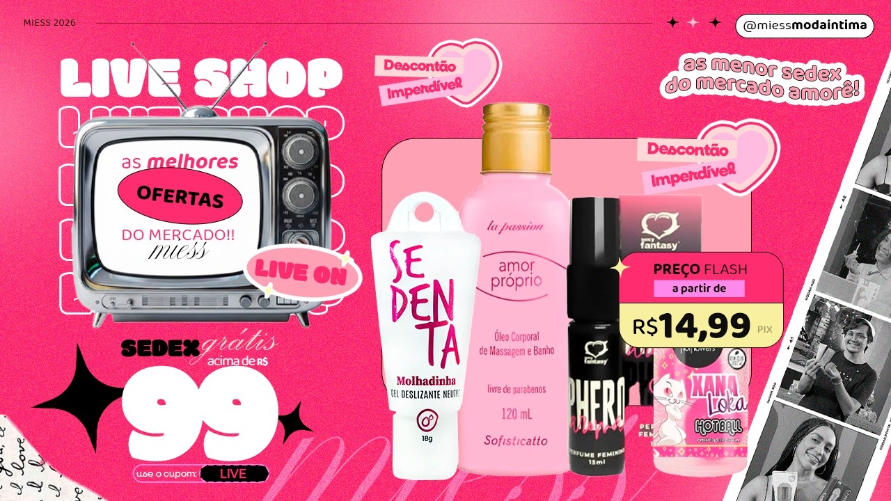 LIVE SHOP | BLOQUINHO MIESS