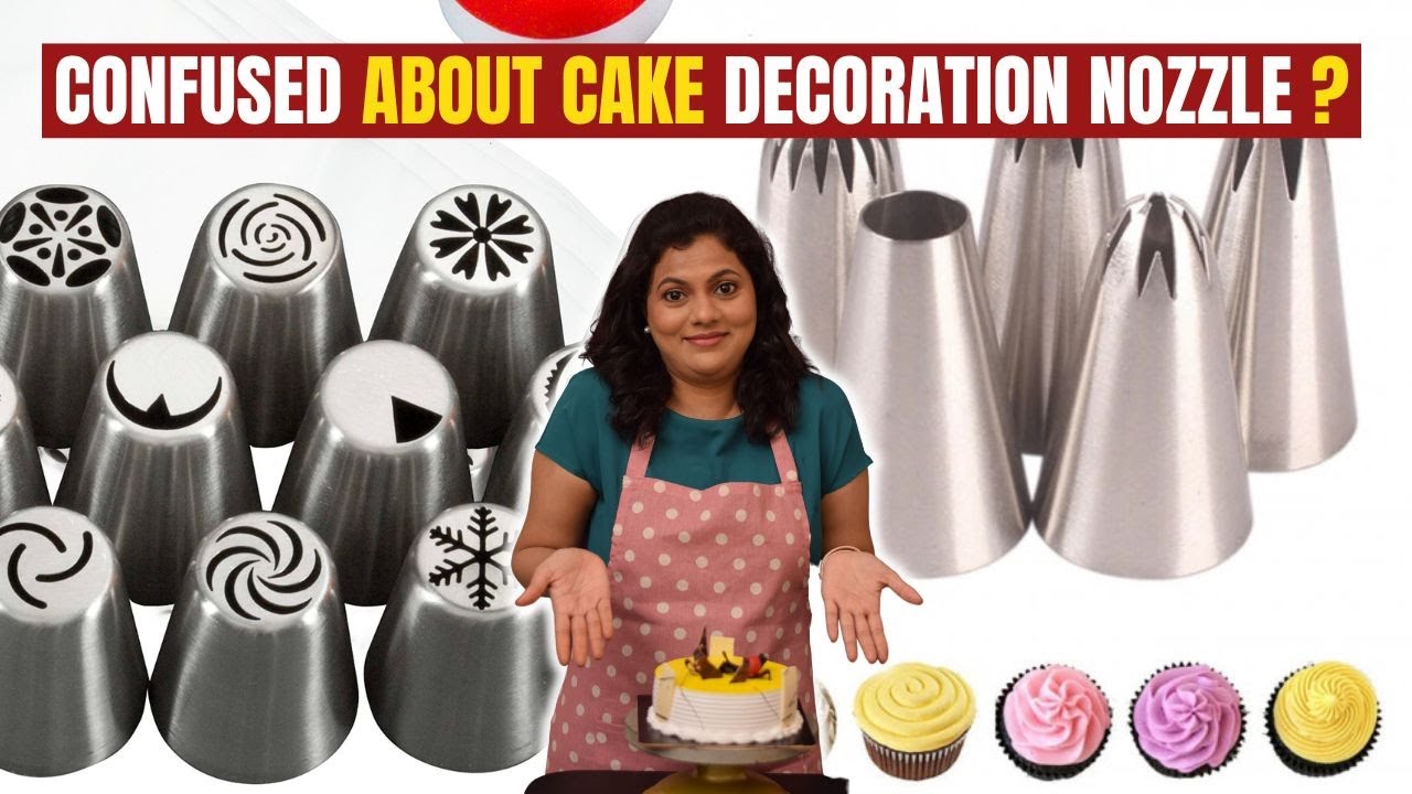 Russian Nozzle vs Regular Nozzle Which Should you use for Whipped Cream Cakes | Cake Design Tips