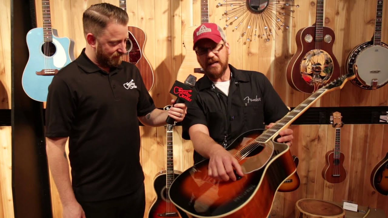 Guitar Center New from NAMM 2015 - Fender Kingman ASCE Acoustic Guitar