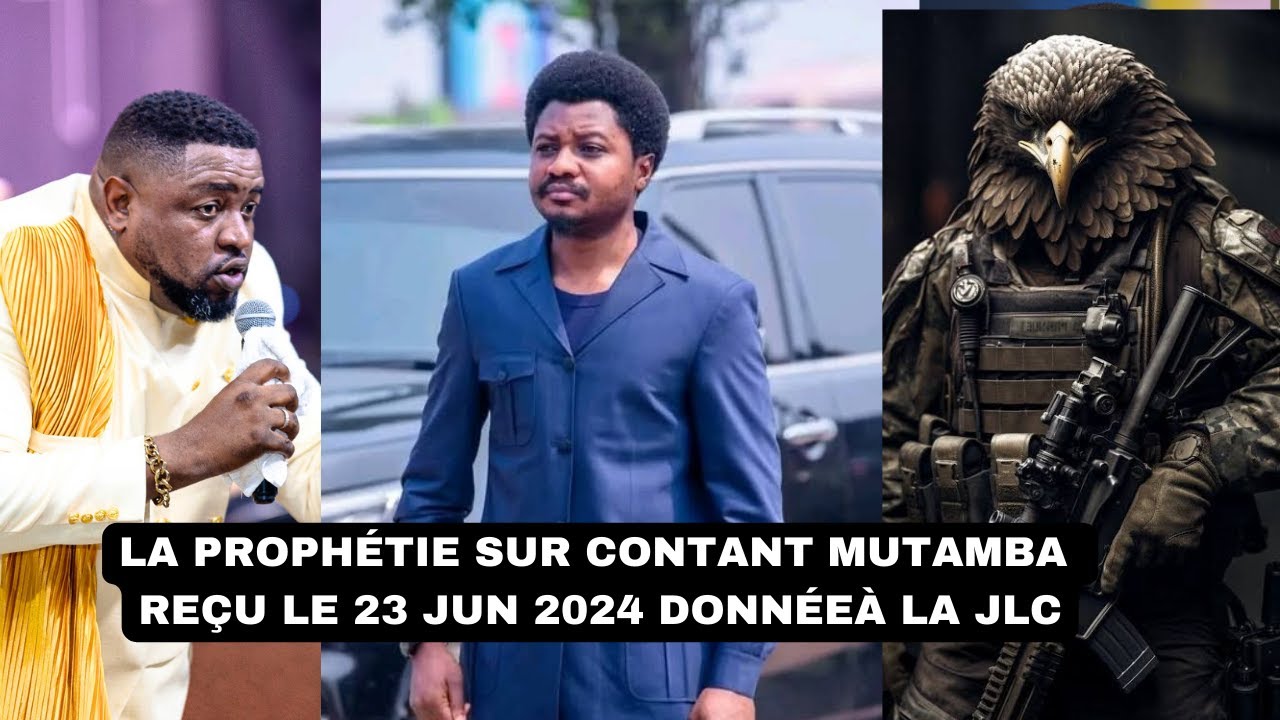 😭ACCOMPLISSEMENT DE LA PROPHÉTIE DONNÉE LORSQUE CONSTANT MUTAMBA ÉTAIT MINISTRE  PAR PR DJIMY MBAYA