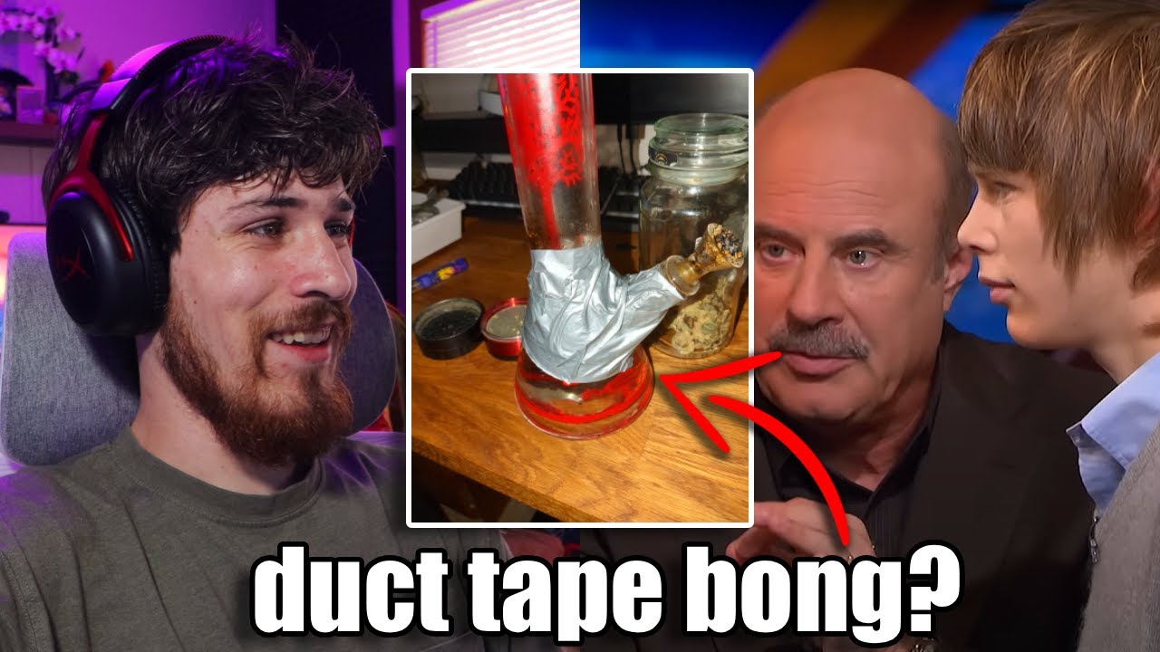 The Bad Stoner Kid with a Duct Tape Bong
