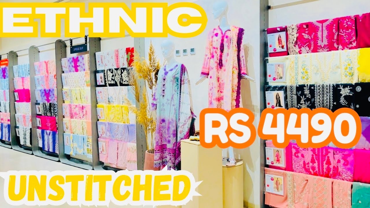 Ethnic Unstitched Collection Sale Prices || Ethnic Rs 4490 Sale Prices 2025 || Luckyone Mall