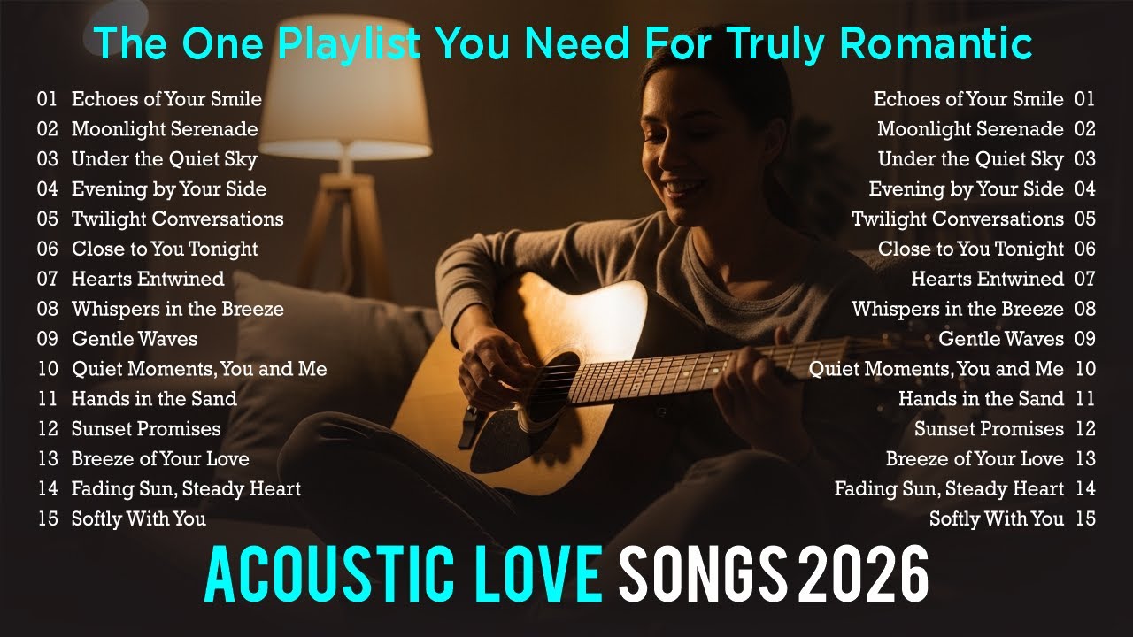 Top Acoustic Cover Love Song 2026 💗🎧 | Relax & Chill Vibes | Healing Vibes Playlist 2026