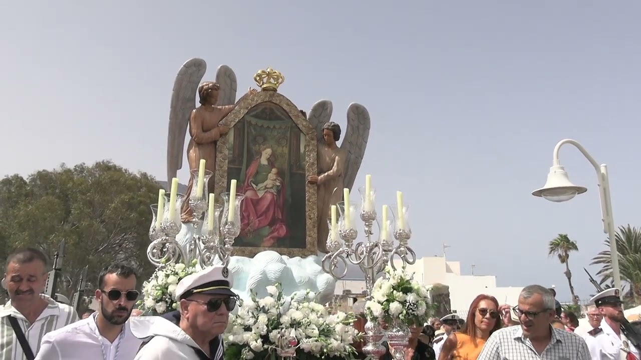 BAJADA VIRGEN DE LAS NIEVES AGAETE Y MISA 5 E AGOSTO 2024
