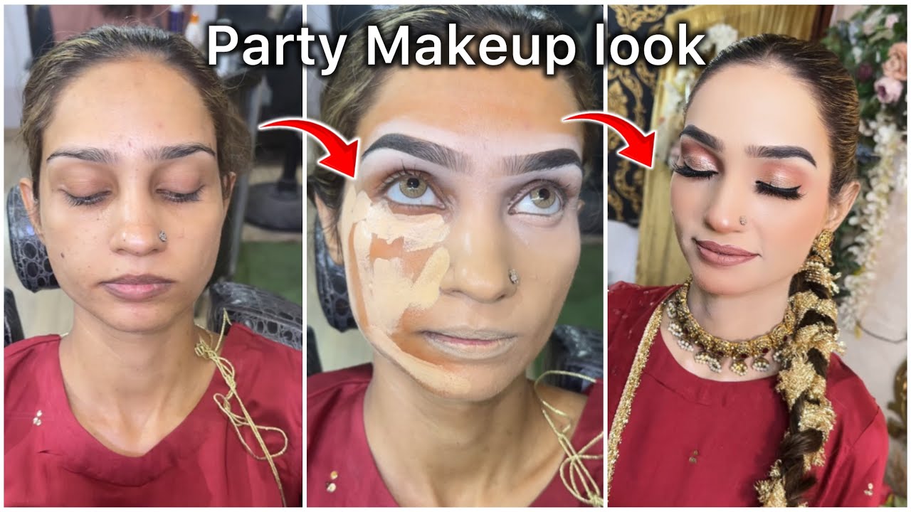 How To Create Soft Party Makeup For Winter Season |Sharry Signature Saloon |Full Tutorial #makeup 