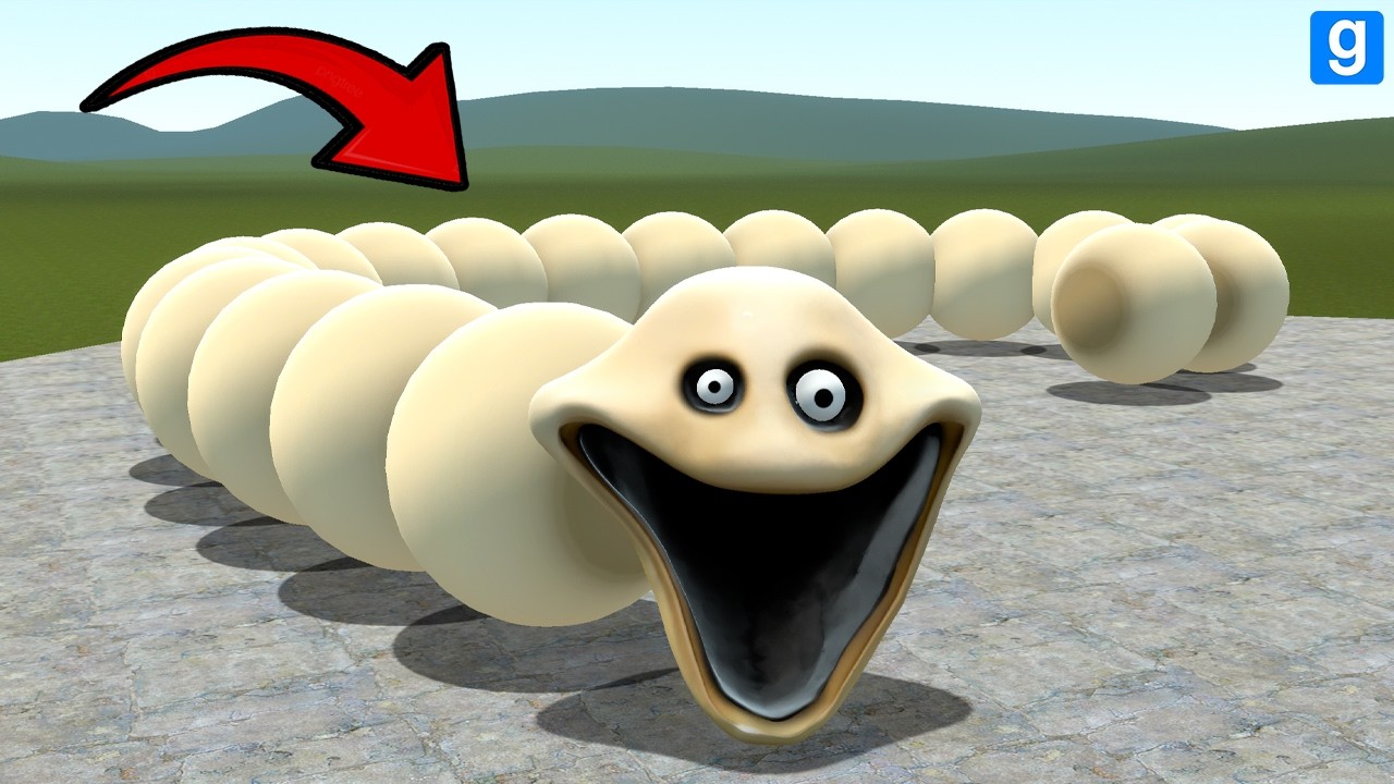 SURVIVING THE NEW ROBLOX HUNGRY WORM In Garry's Mod!