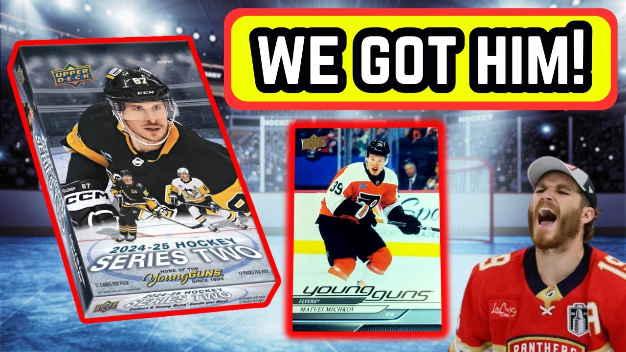 WE GOT HIM! 2024-25 Upper Deck Series 2 Hockey Hobby Box Review!
