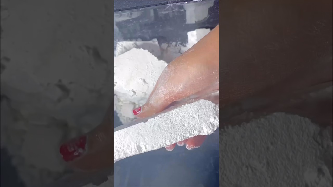 How to make squeaky gymchalk reforms #foryou #satisfying #asmr #gymchalk