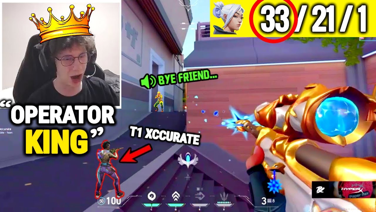 PRX Something Jett Main Return & Shows Operator Diff Gameplay in Ranked Ft. T1 Xccurate | Valorant