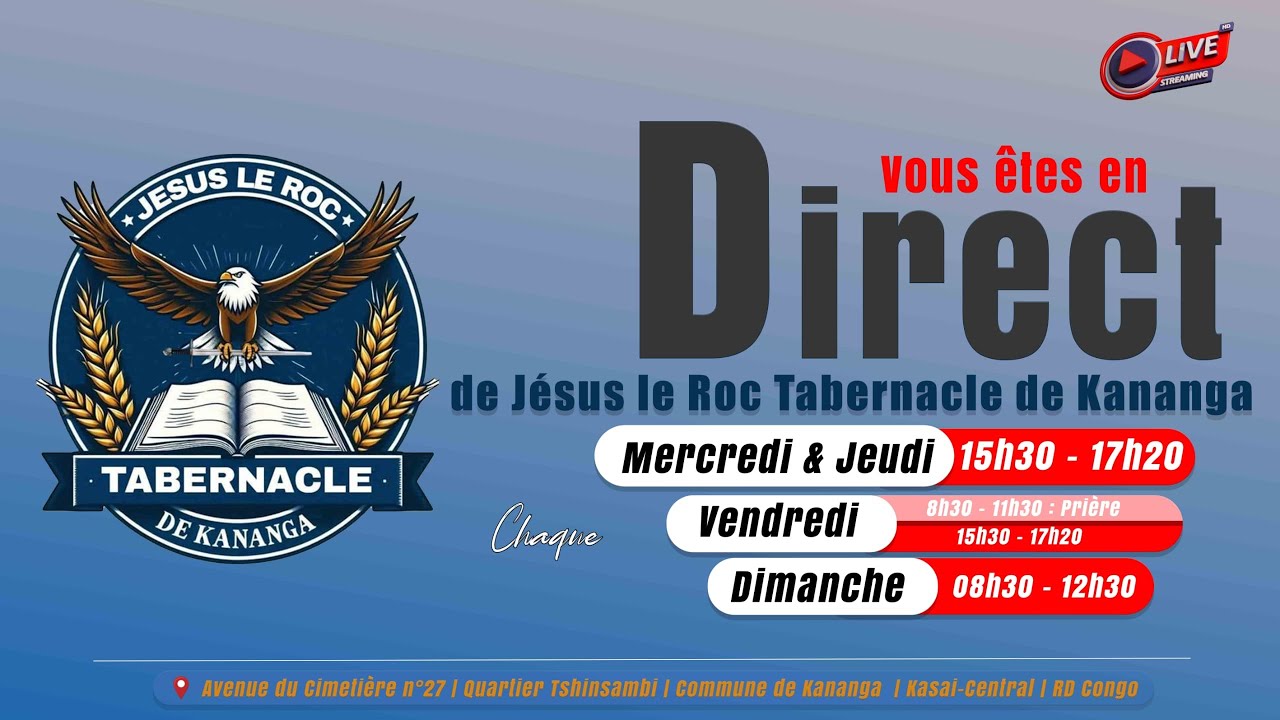 Pred. Jonathan KANKU | SI DIEU EST AVEC NOUS, OÙ SONT ALORS TOUS LES PRODIGES? Dimanche, 13.04.2025