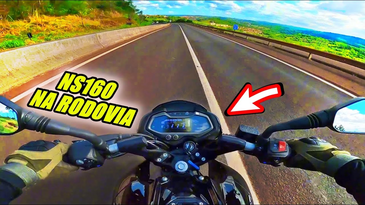 🔥 TESTEI A DOMINAR NS160 NA RODOVIA… E ESSA MOTO ME SURPREENDEU MUITO!