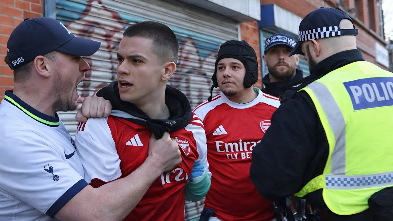 Arsenal Fan Trolls Tottenham! (ARRESTED)