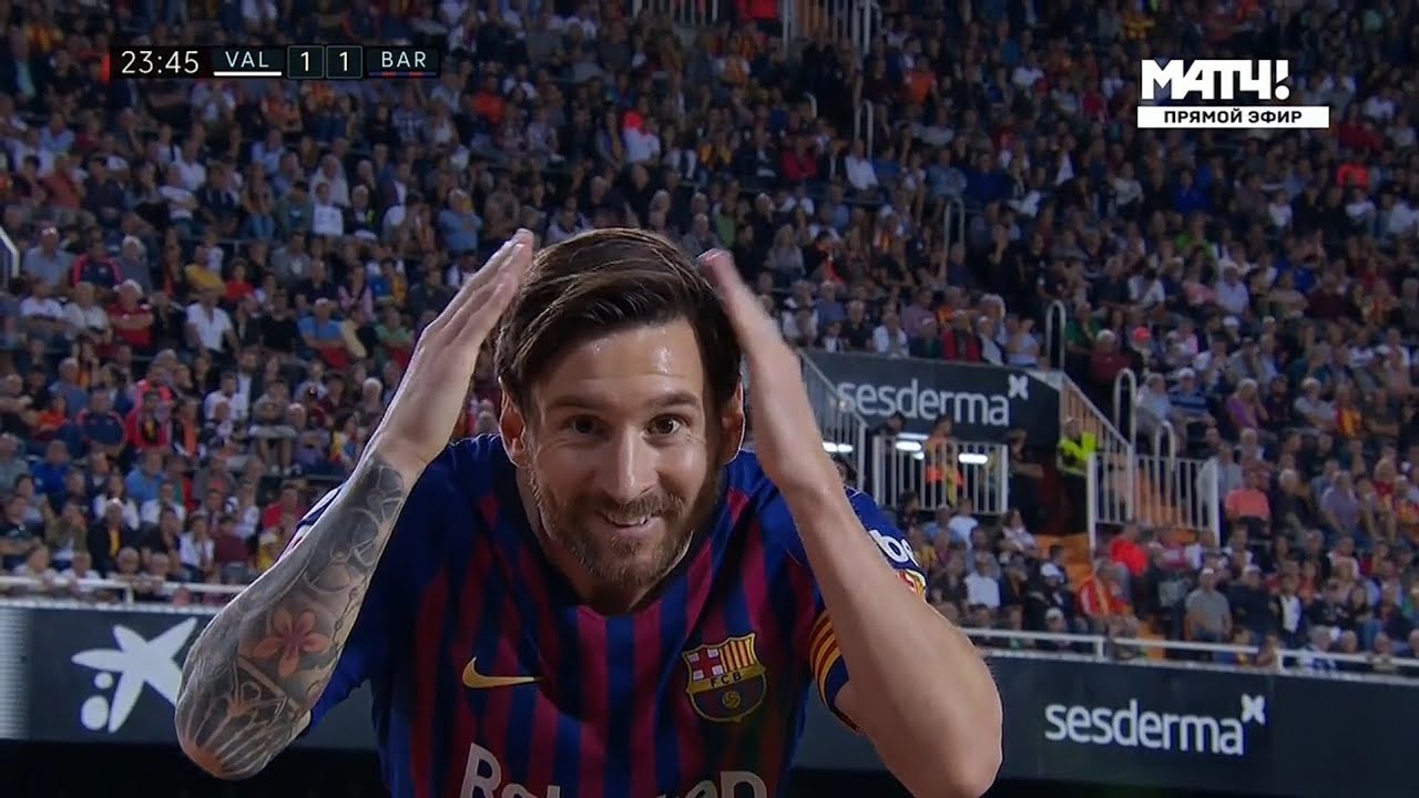 Lionel Messi Vs Valencia (Away) 2018-19 HD 1080i