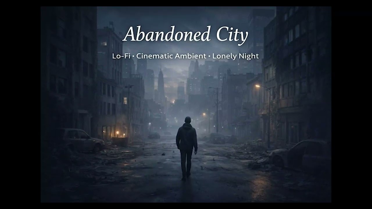 🌆🌫️ Abandoned City — Lofi · Cinematic Ambient · Lonely Night