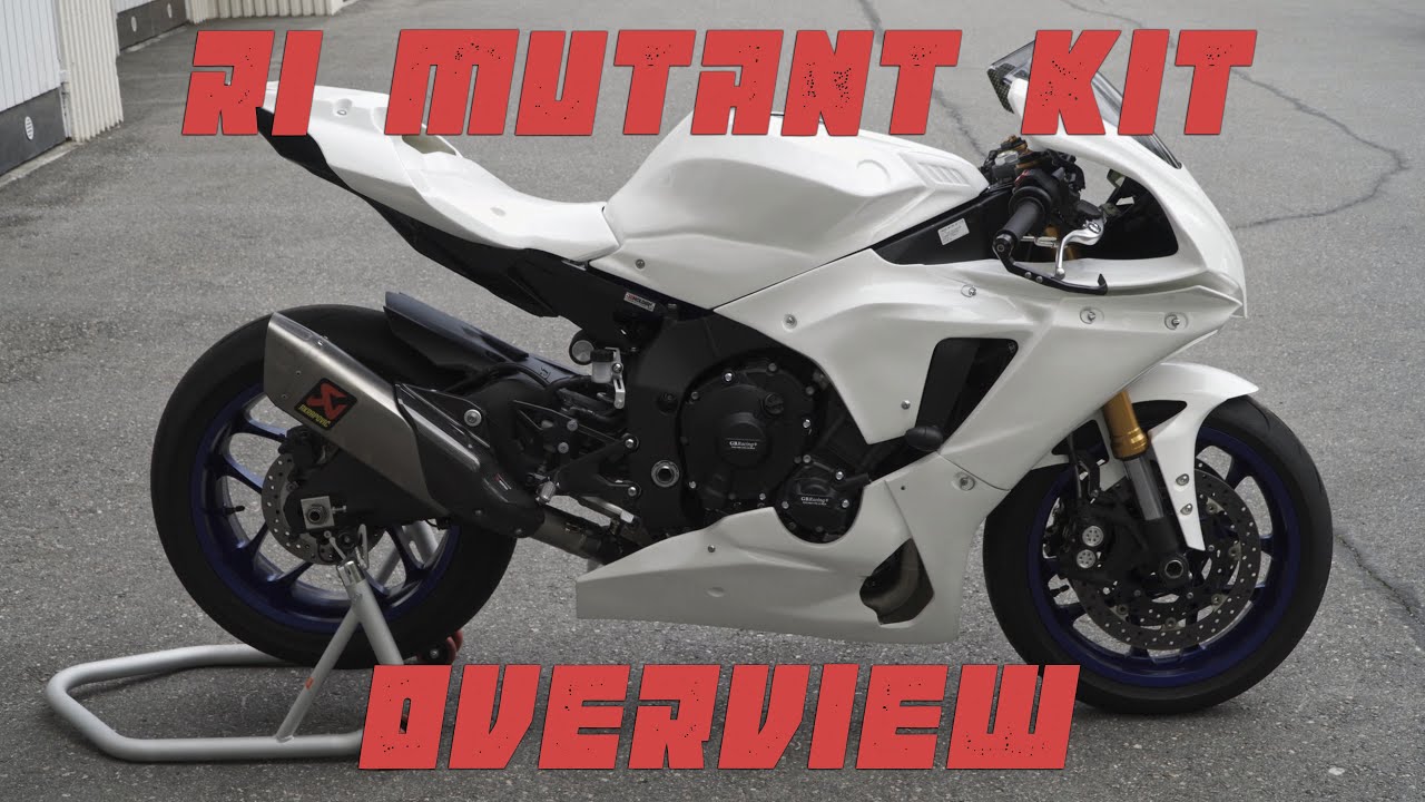 Yamaha R1 2015 - 2019 Race Fairing change to 2020 | Bikesplast Mutant Kit | Overview