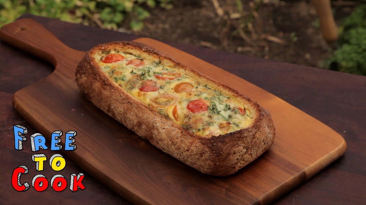 How to cook a Cheesy Breakfast Boat