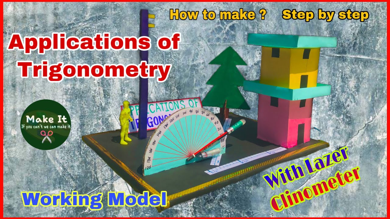 Mathematics working model | Applications of Trigonometry | Clinometer working model | Maths Models