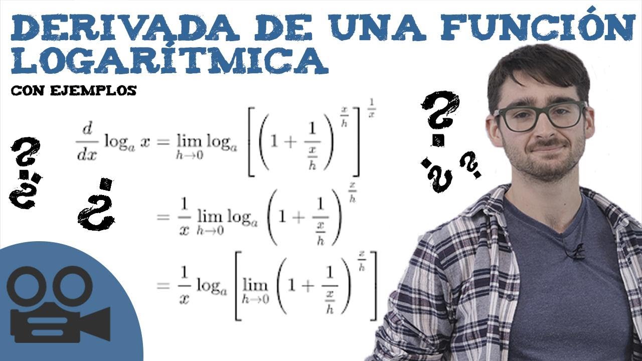 Derivada de una función logarítmica con ejemplos