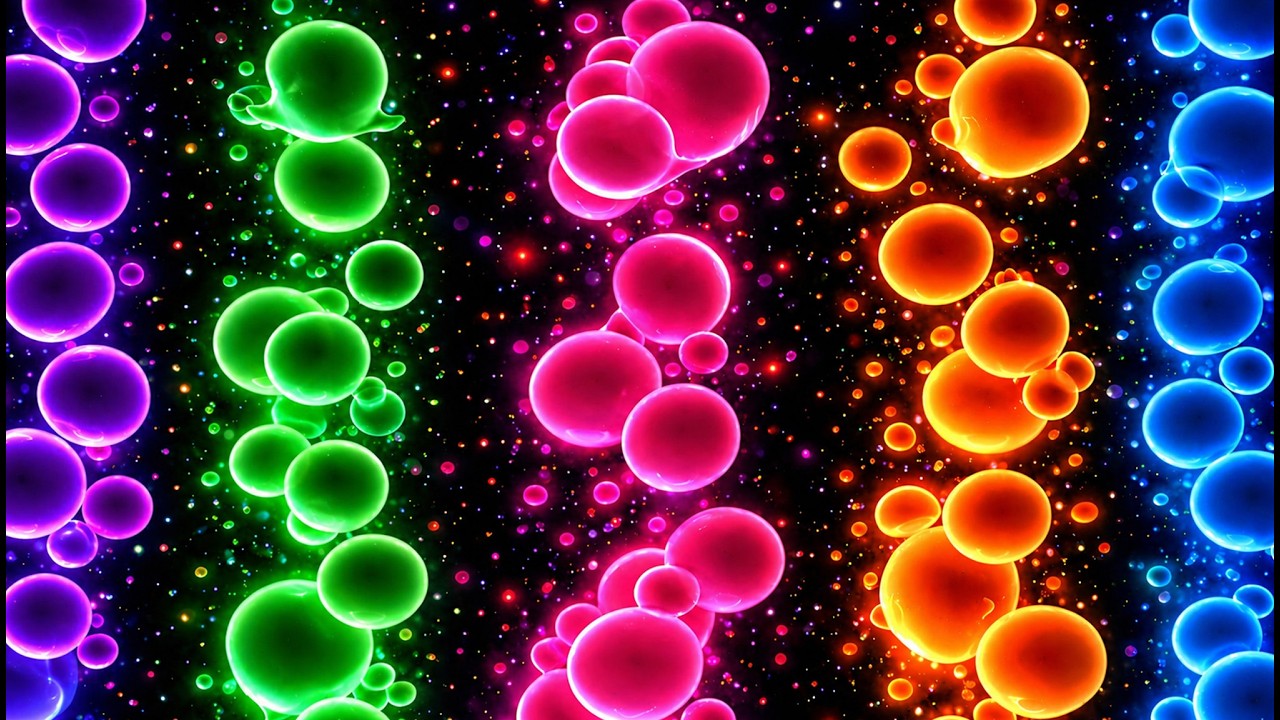 Colorful Lava Lamp | Relaxing Abstract Liquids | 4K Ambient Music Screensaver